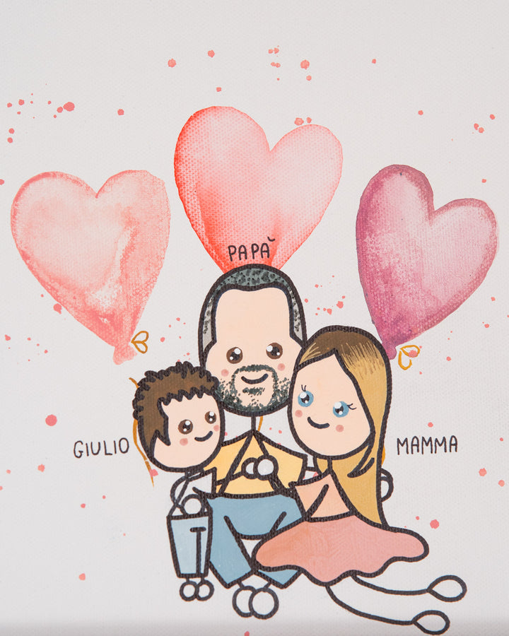 Quadretto San Valentino Watercolor 3