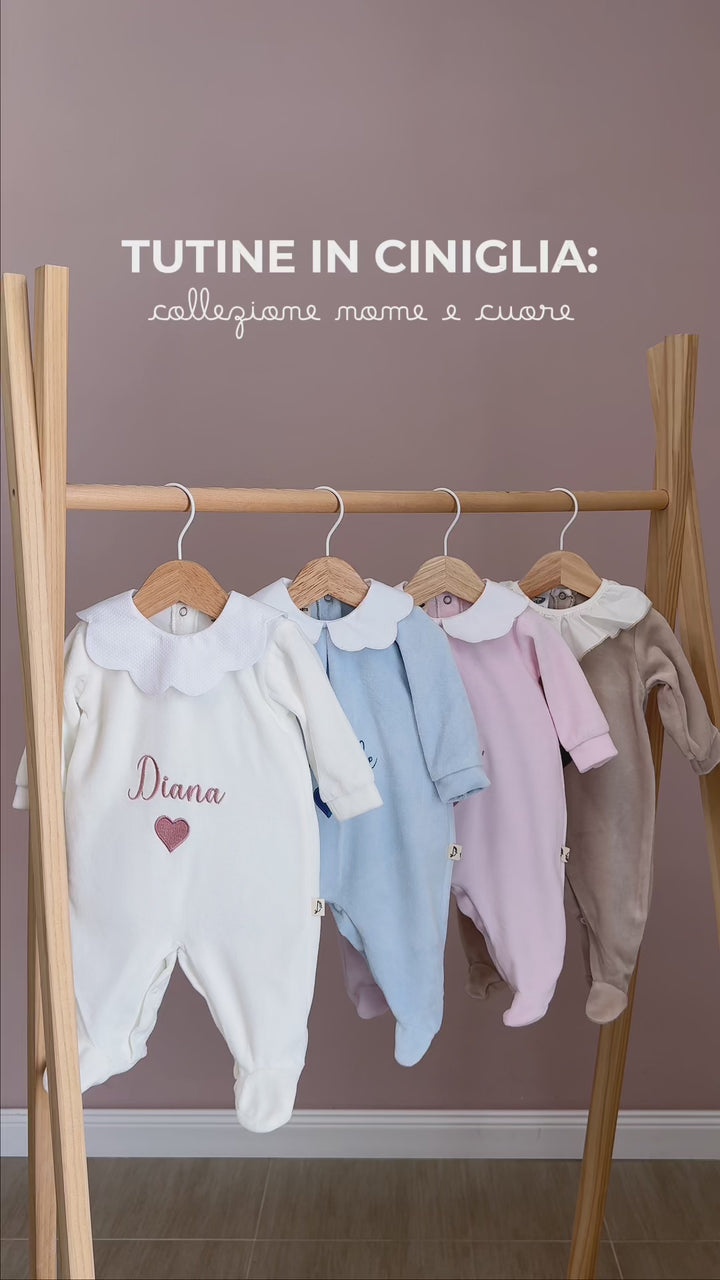 Tutina Ciniglia Collezione Nome Personalizzato